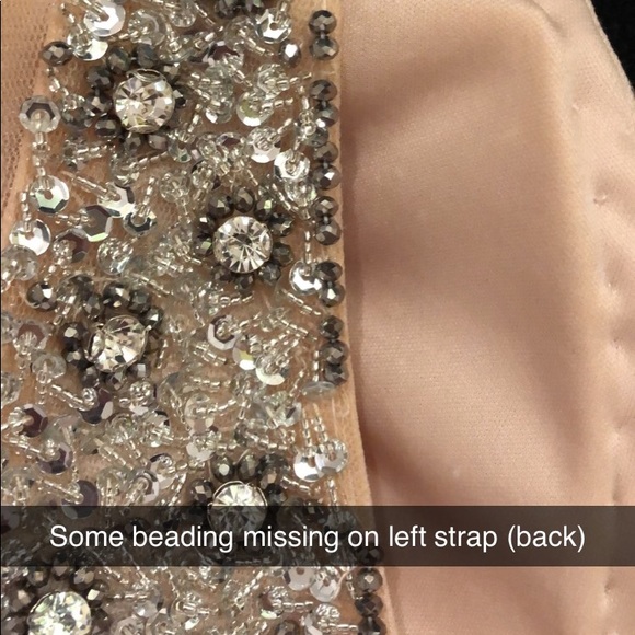 Illusion Beaded Ball Gown - Picture 7 of 8